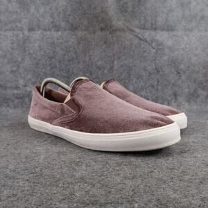 Slip On Shoes Womens 9.5 Sneaker Velvet Casual Old Navy Lifestyle Fashion Purple